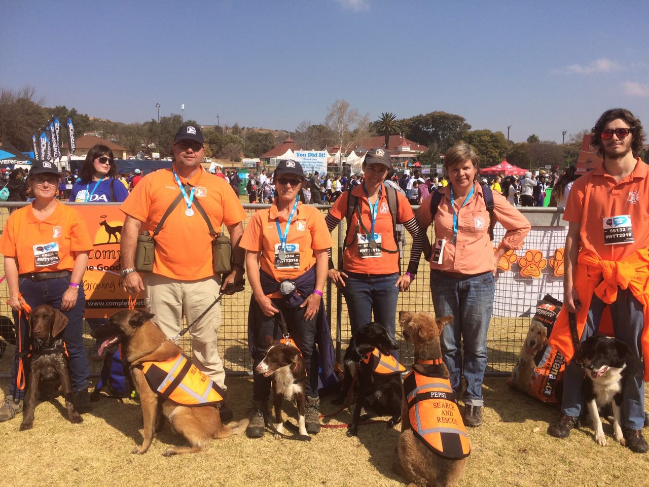 K9 Team raising awareness at Walk-The-Talk